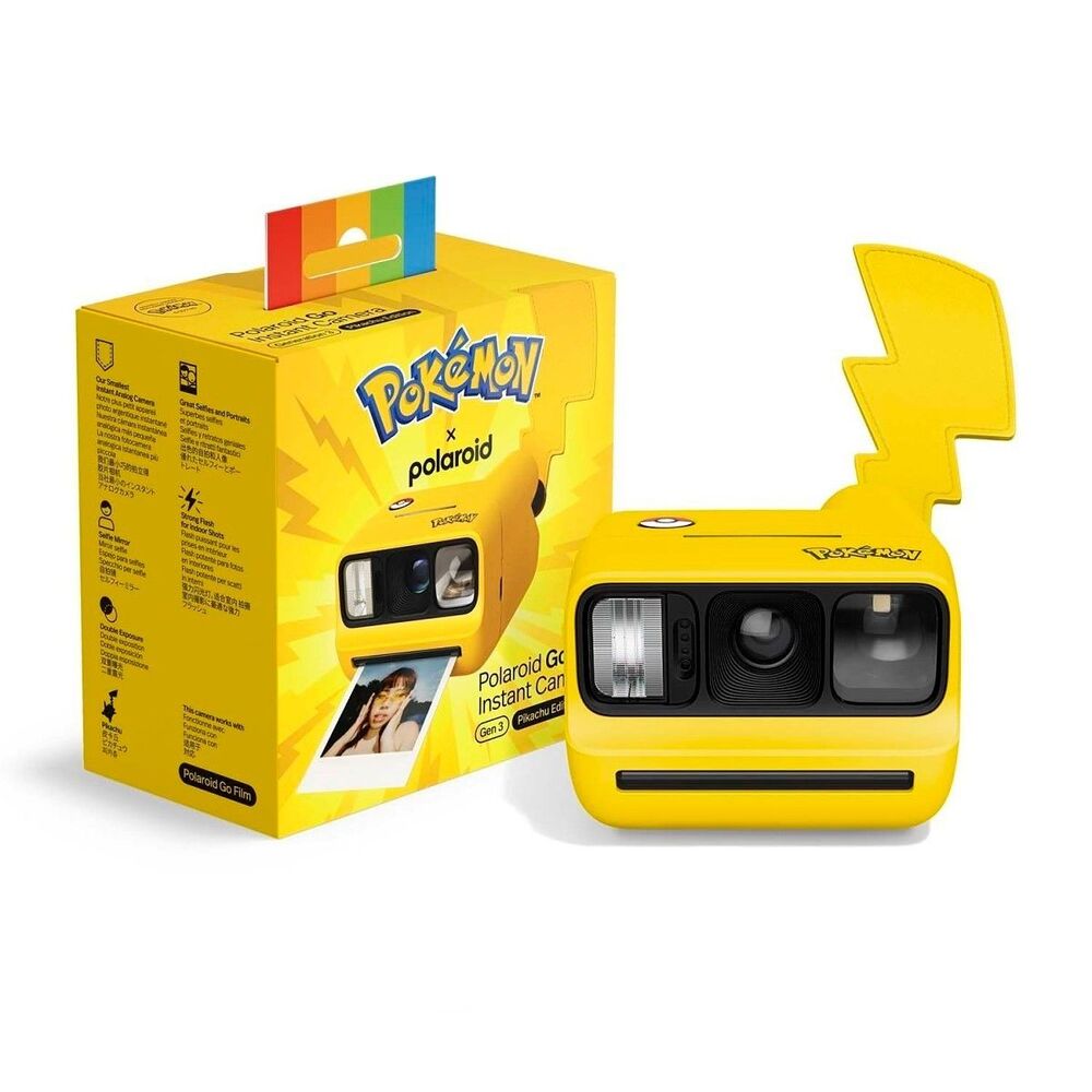 Polaroid Go Gen3 Mini Instant Camera - Pokémon Pikachu Edition (9209) -PRE ORDER